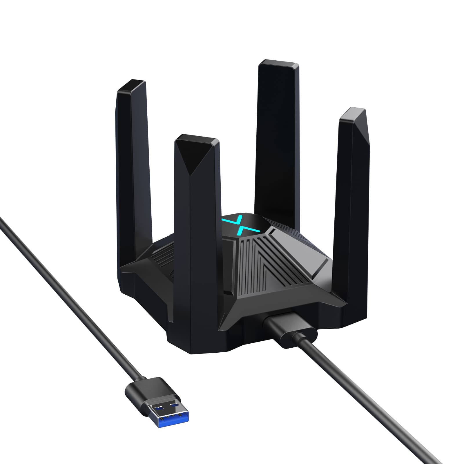 USB 3.0 driverless USB WiFi 6 wireless network card AX1800M dual-band 5G computer receiver and transmitter.