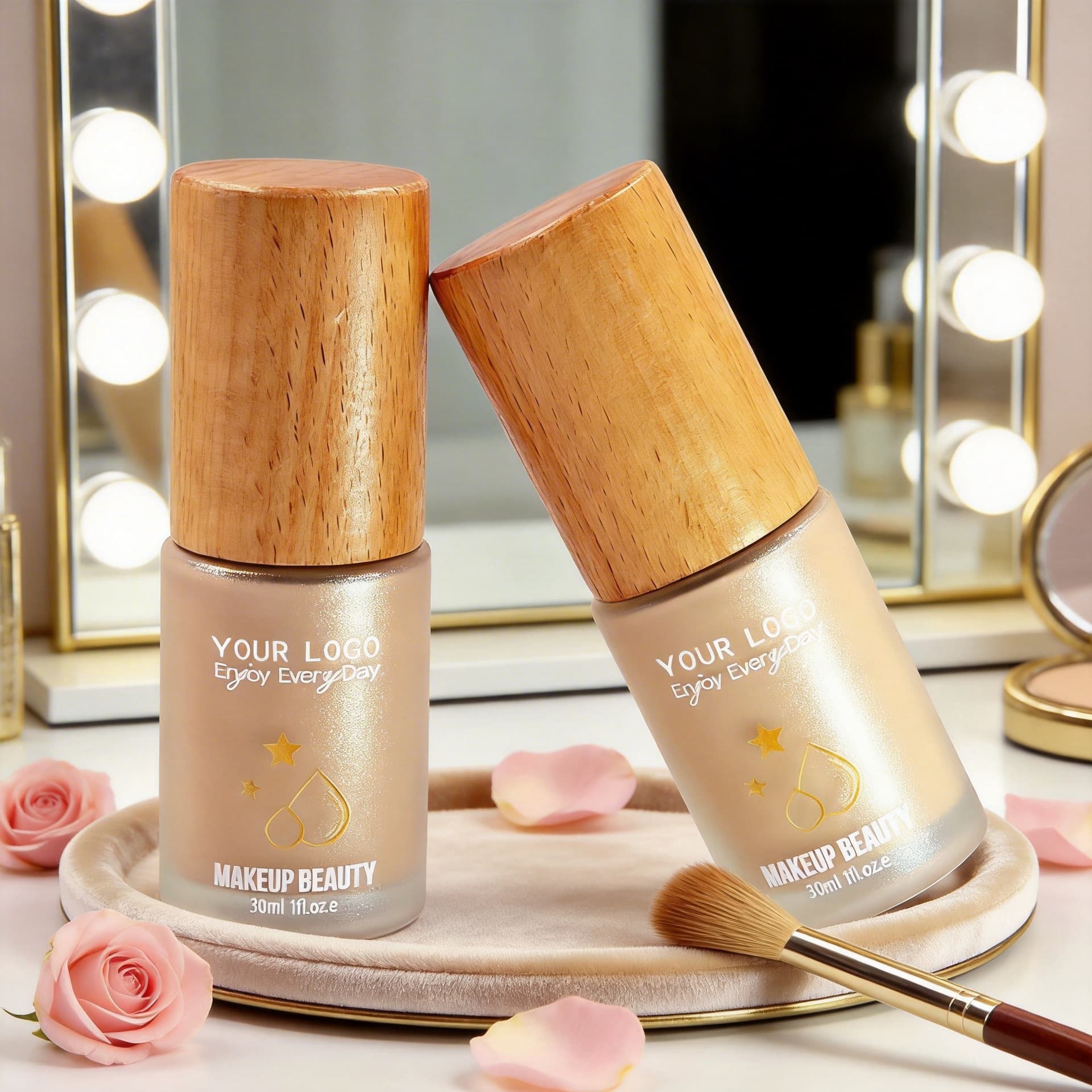 Foreign trade cosmetics color-lasting liquid foundation without LOGO printable cross-border makeup Foundation‌
