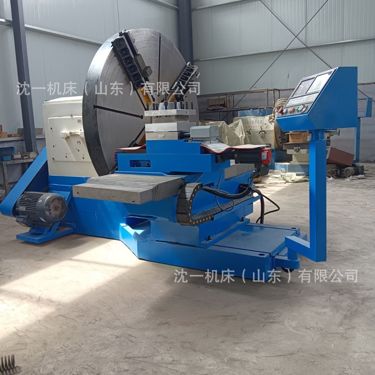 Shenyi Machine Tool supplies integral head car CW6016 horizontal head car 2-meter flange lathe