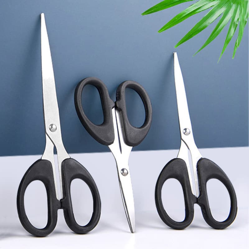 Office Scissors Student DIY Paper Cutting Household Kitchen Stainless Steel Children's Craft Small Scissors