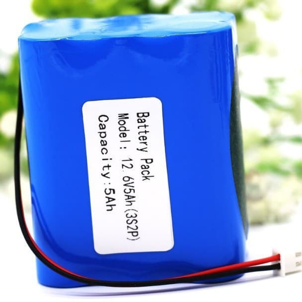 12V Battery 3S2P 11.1V /12.6V 5000mAh 18650 Lithium-ion Battery