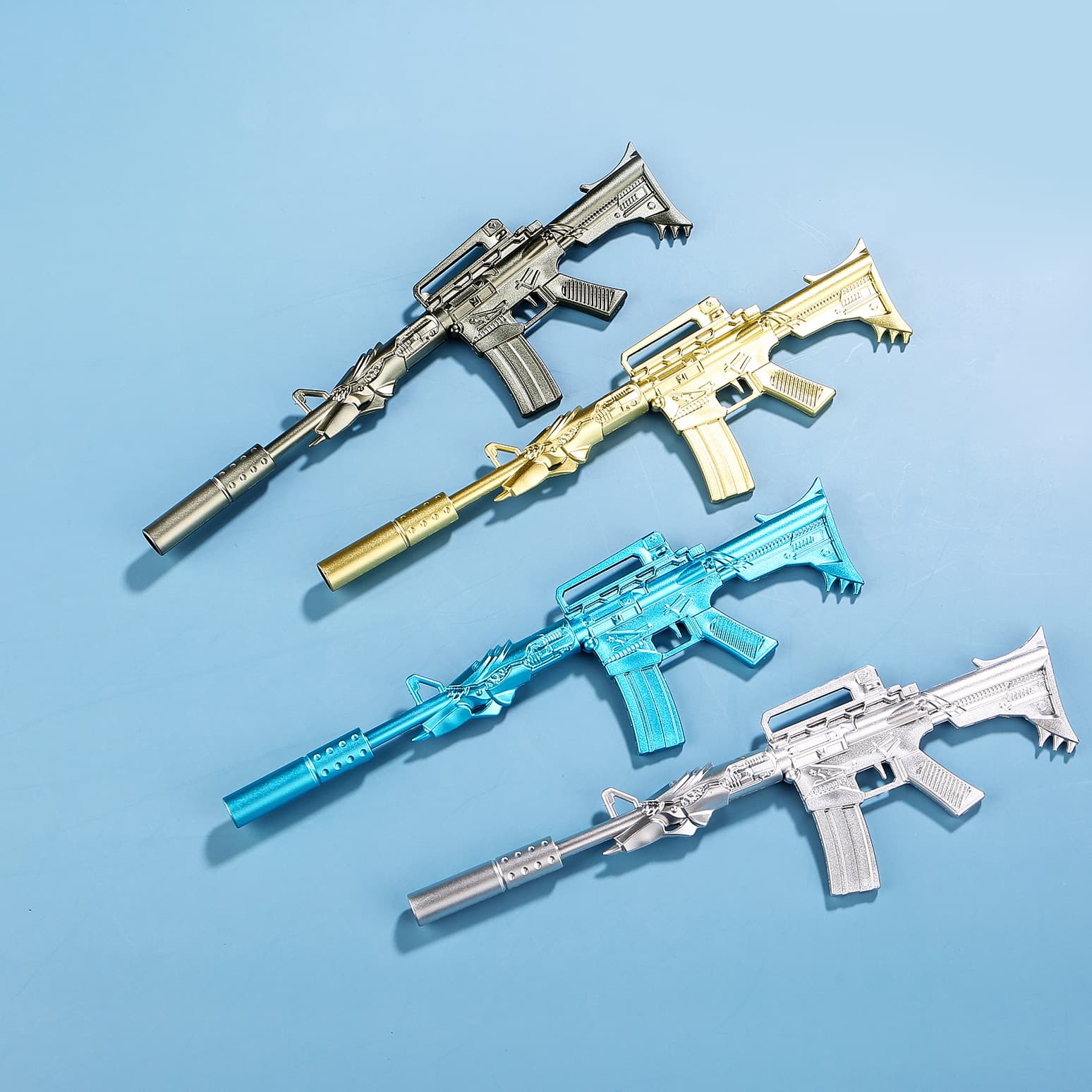 Creative Fire Kirin Gun Gel Pen Weapon Gift Pen School Hot Selling Black Gel Pen Stationery Weapon Pen