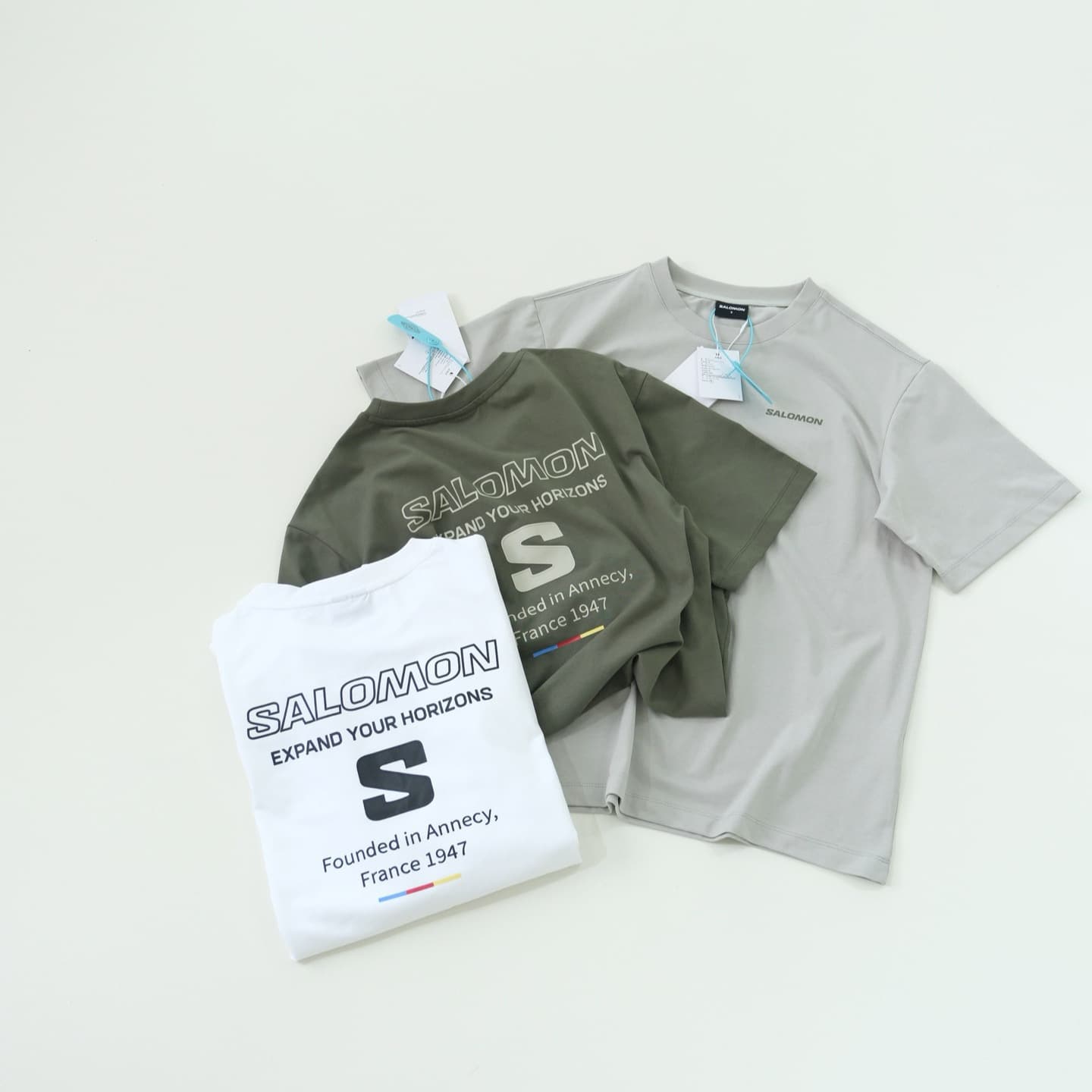 Cross-border Premium SLM Salo M Cool Series Letter Crew Neck Casual Pullover Short Sleeve Dopamine T-Shirt