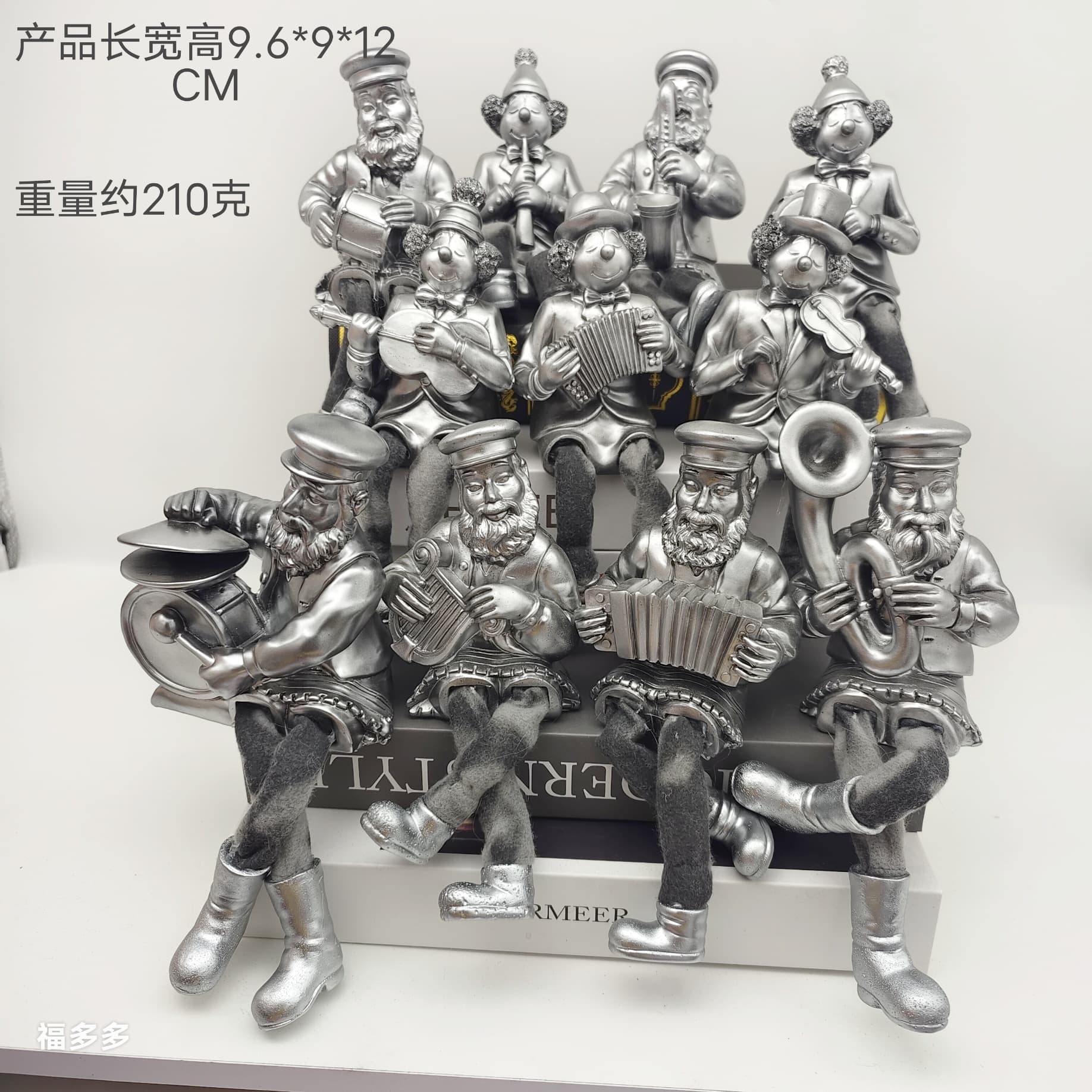 Stress-relieving gift, cheerful band ornament, living room light luxury style, office TV cabinet, souvenir handicraft.