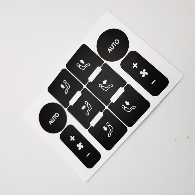 Fits Volkswagen Touareg REAR Climate Button Repair Sticker