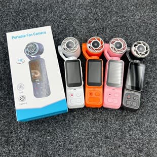 Cross-border Hot-selling A5 Fan Sports Camera Handheld Fan Gimbal Camera Outdoor Fan Gimbal Pocket Camera