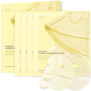 Cross-border Bestseller Yellow Salmon Mask - Kojic Acid Turmeric Mask - Collagen Turmeric Mask