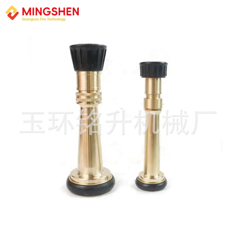 Marine three-section Machino fire hose, Japanese style brass direct spray dual-use hose, 2.5 inch, factory direct supply.
