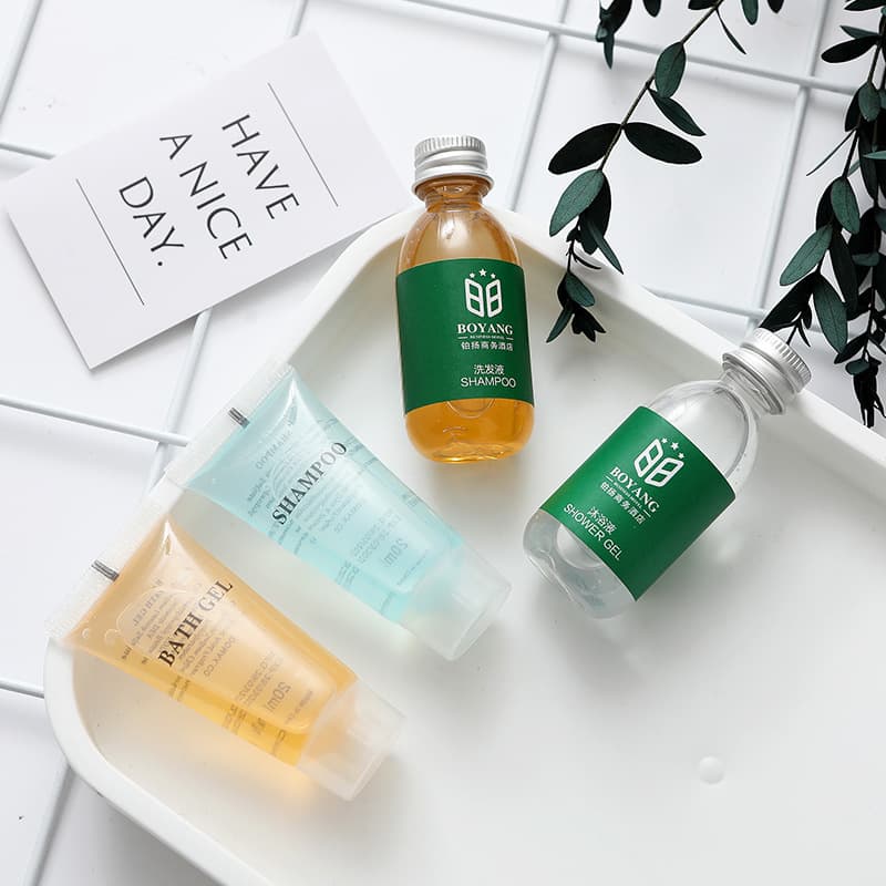 Hotel daily-use PVC disposable toiletries squeeze shampoo, fragrant shower gel, hotel scented toiletries tube