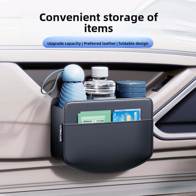 Car Interior Multifunctional Car Storage Bag - Holds Cards