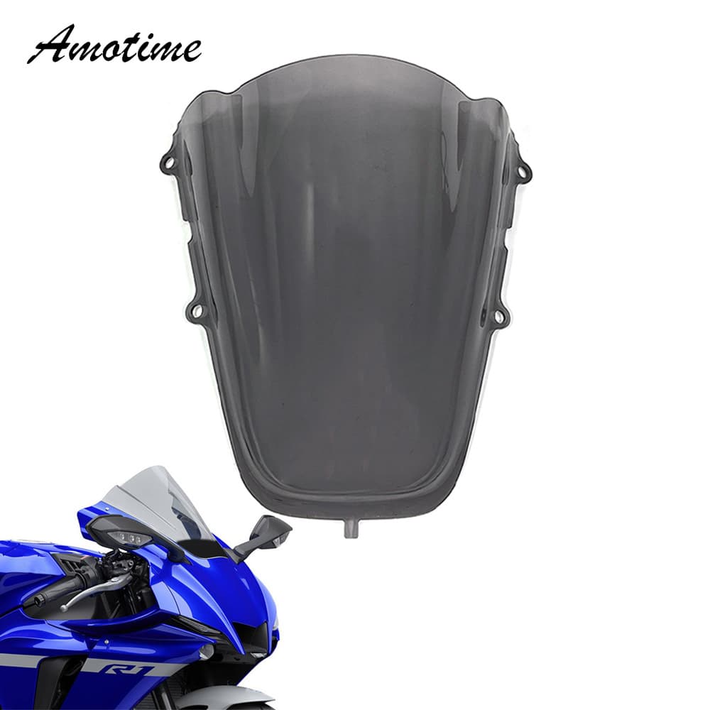 Compatible with Yamaha YZF R1M R1 2020-2024 Windshield Front Windscreen