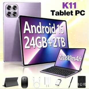K11 Android Smart Tablet Dual SIM Slots Google English Version IPS Screen 10.1 inch 16+512 Android 16