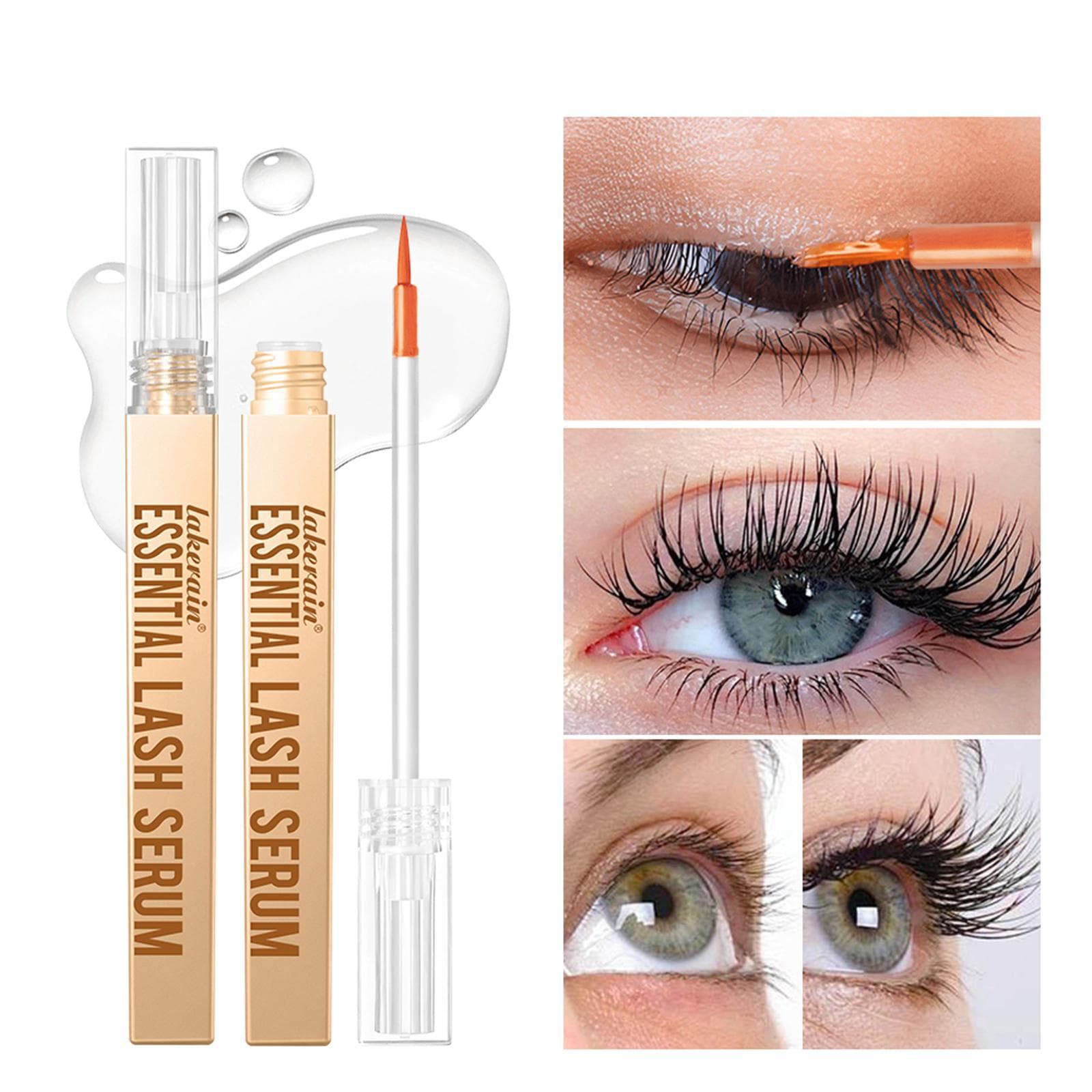 Cross-border Lakerain Eyelash Serum, Curling Essence, Lash Nutrient Solution, Natural Thickening Lash Liquid Wholesale
