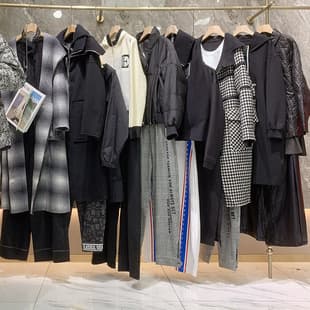 Off-Shelf Brand Discount Women's Clothing Stock Wholesale One-Stop Sourcing Trendy Brand Inventory Final Payment Clearance Live Stream Down Jackets