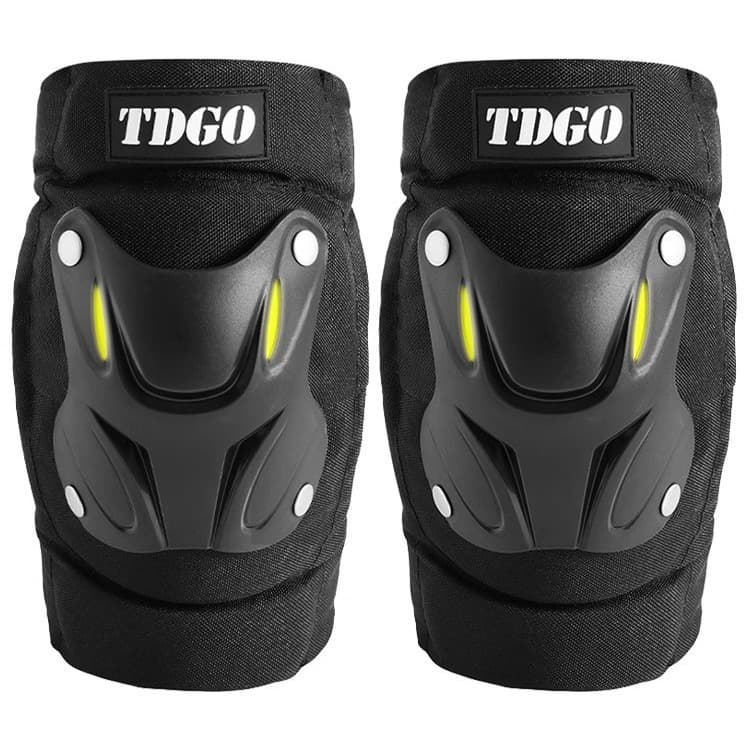 TDGO Motorcycle Knee Pads for Men, Summer Windproof Elbow and Knee Pads, Motorcycle Riding Drop-Resistant Protective Gear, Full Set of Knight Equipment