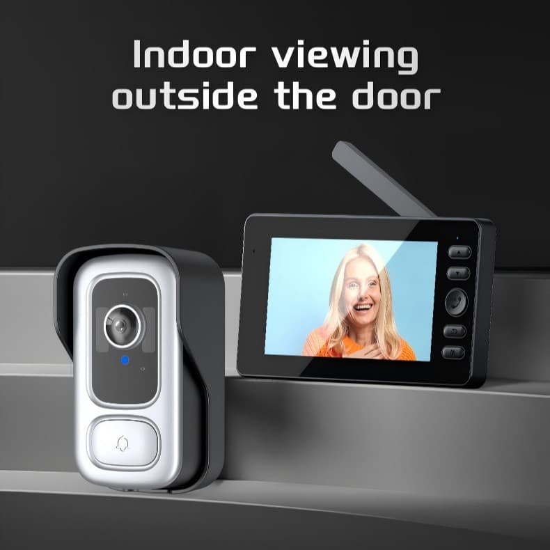 Outdoor Security Building Intercom Doorbell M26C Waterproof HD Home Video Doorbell with Screen