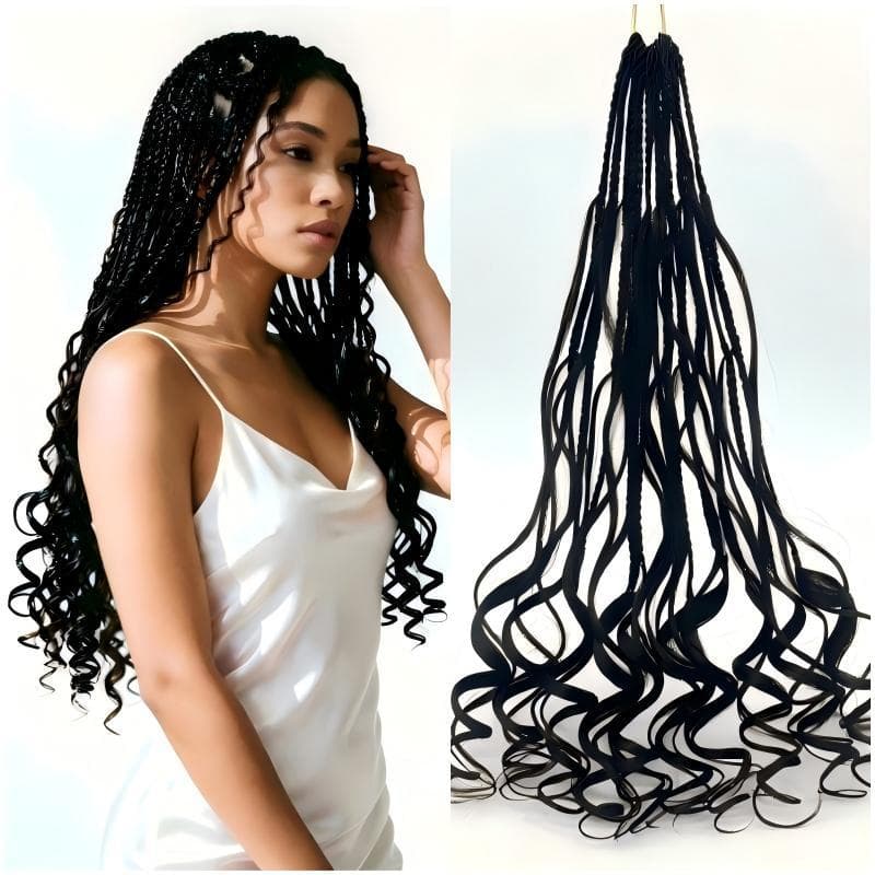 French Curl Dreadlocks Synthetic Braiding Hair