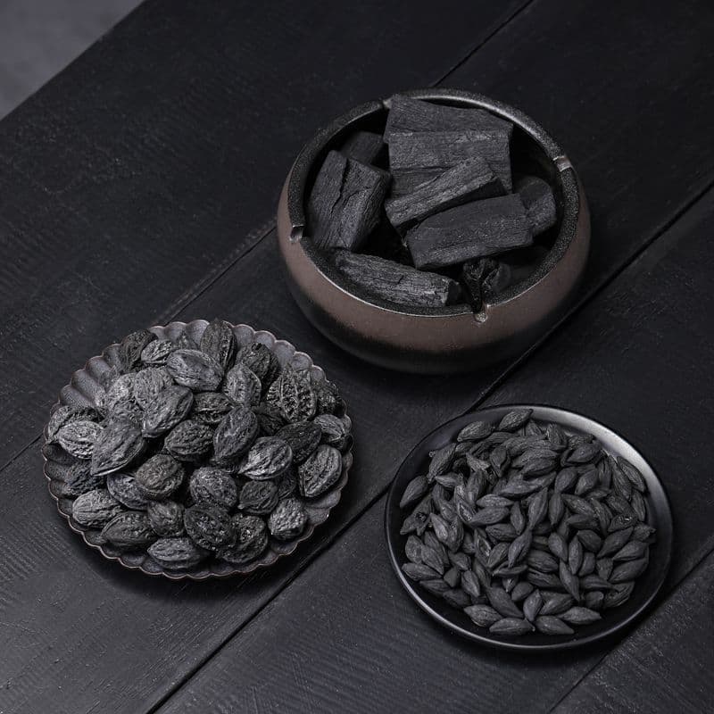 Tea brewing charcoal stove smokeless longan charcoal, household walnut charcoal, tea indoor water boiling olive charcoal, outdoor barbecue specific wood charcoal.