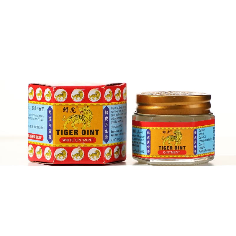 19.4g Sturgeon Tiger Balm Cooling Ointment Mint Balm Refreshing and Soothing Motion Sickness Relief Export Cross-border Supply Factory
