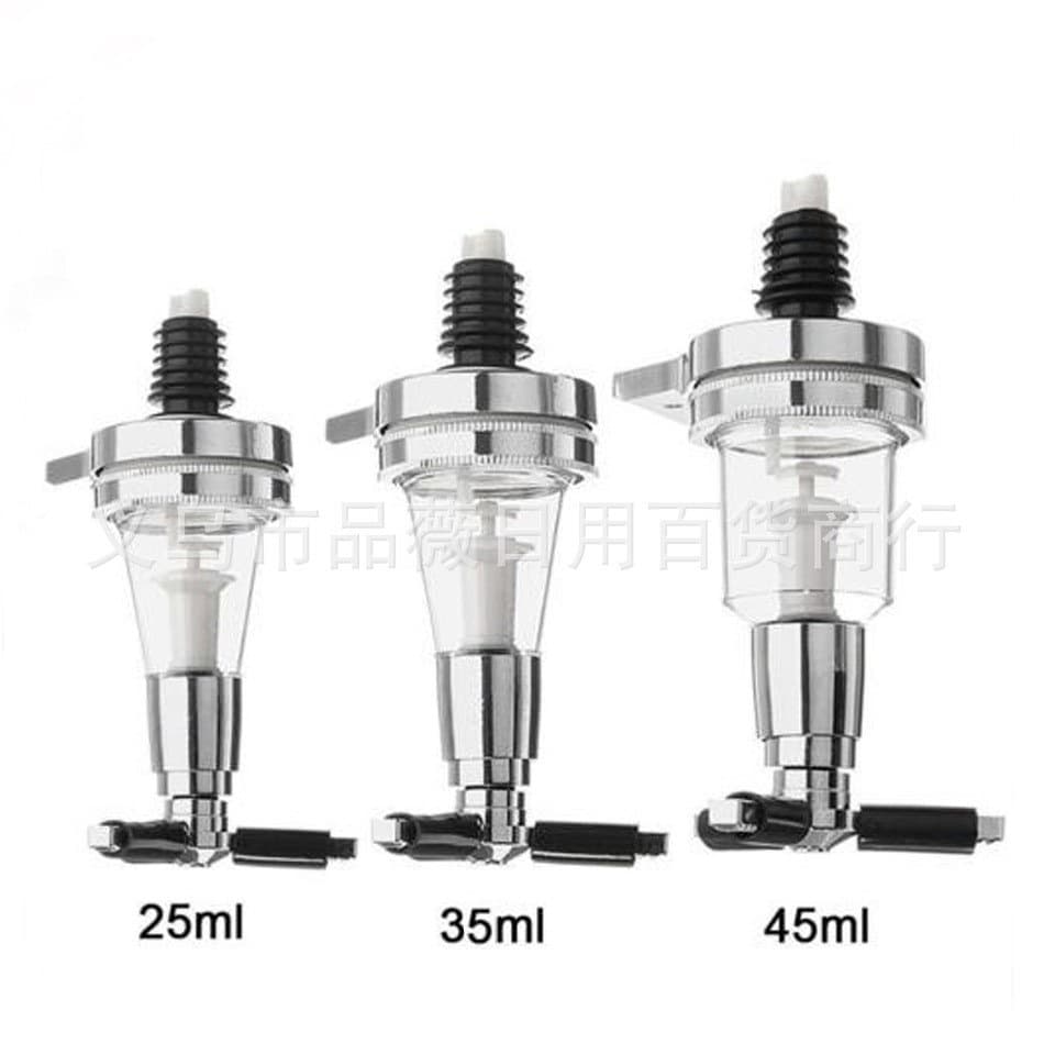 Measured Pourer, Liquid Dispensing Pump Head for Juice, Syrup, Soda in 25ml, 35ml, 45ml