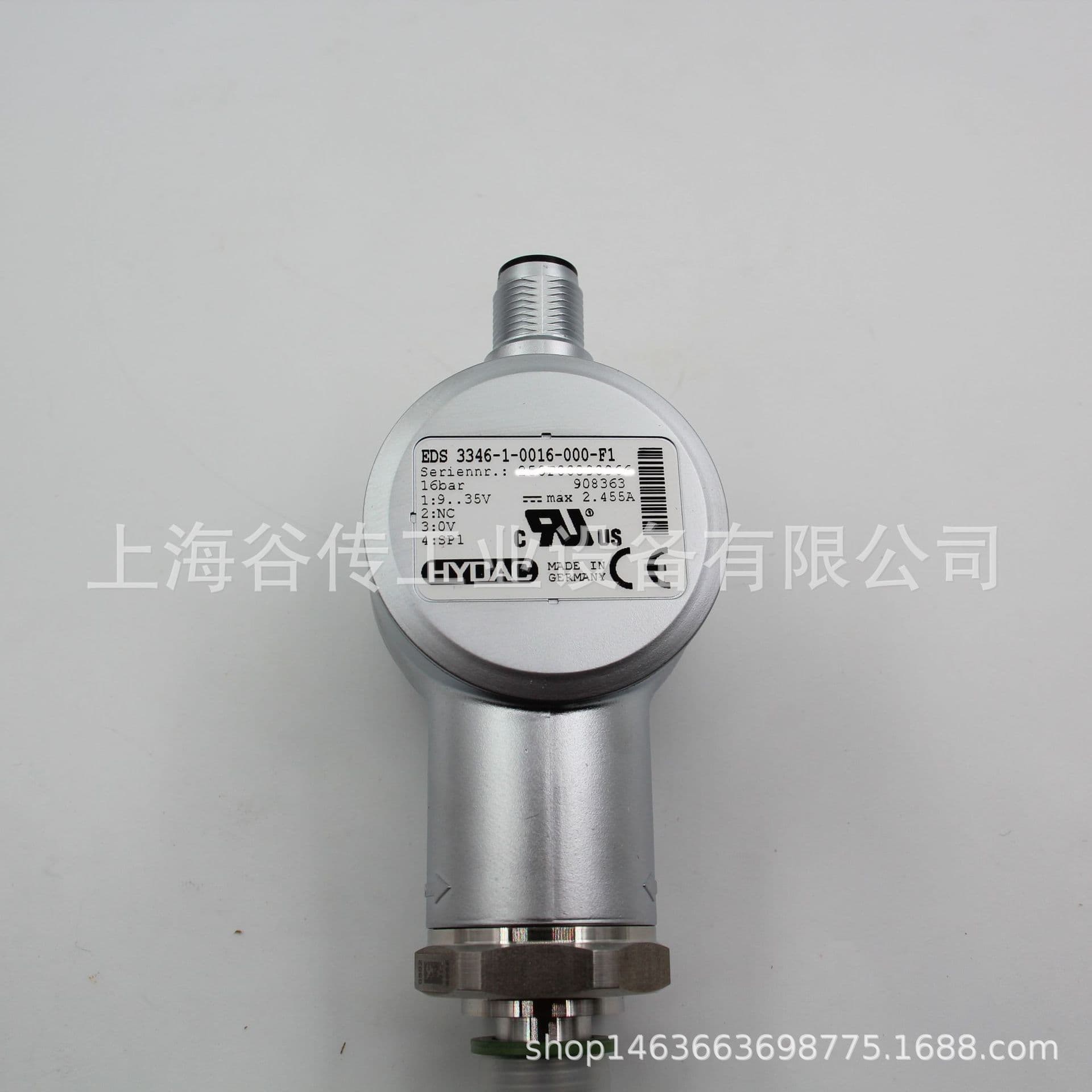 HYDAC Pressure Relay EDS 3346-1-0016-000-F1 908363 Germany HYDAC se