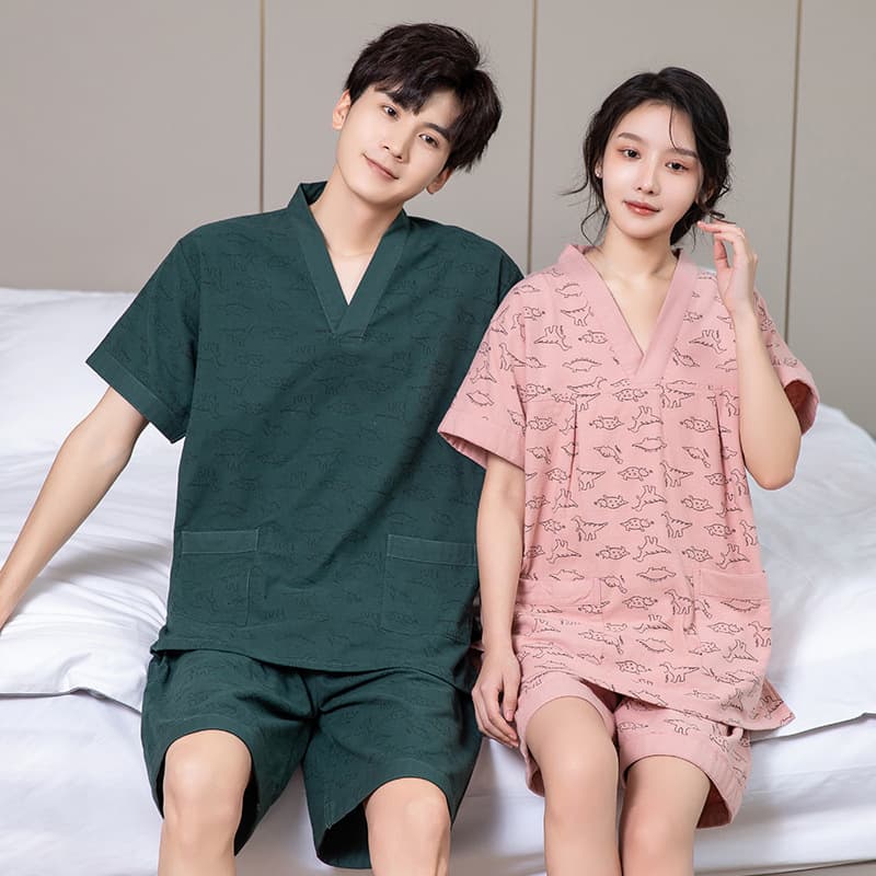 Sauna Suit Women Cotton Set Couple Plus Size Cotton Sauna Suit Men Massage Bathrobe Sauna Clothing