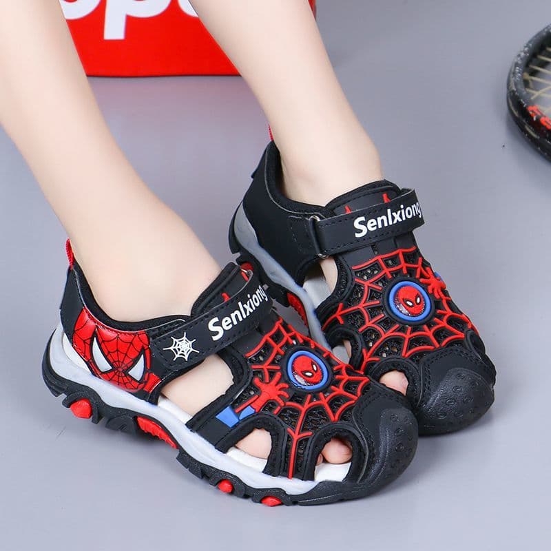 Children's Sports Sandals 2024 Summer New Style Drop Shipping Boys' Toe-Cover Sandals Casual Trendy Beach Shoes