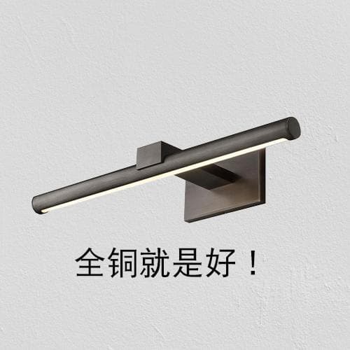 American all-copper mirror headlight bathroom mirror cabinet special cosmetic light fill light decorative photo wall lamp Nordic simple wall lamp