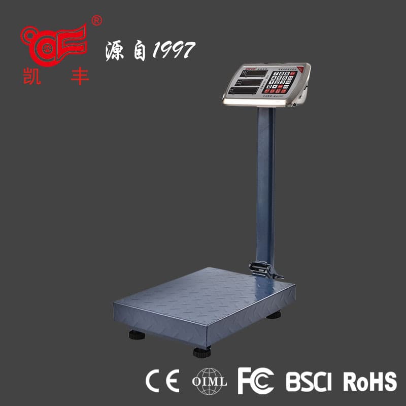 300kg Kaifeng Electronic Pricing Platform Scale, Commercial Scale, 40x50 Platform, Manufacturer Direct Supply Floor Scale