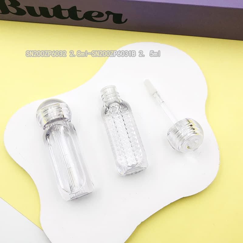 Fully transparent lip gloss tube cute 2.5ml lip gloss tube empty tube lip gloss tube custom