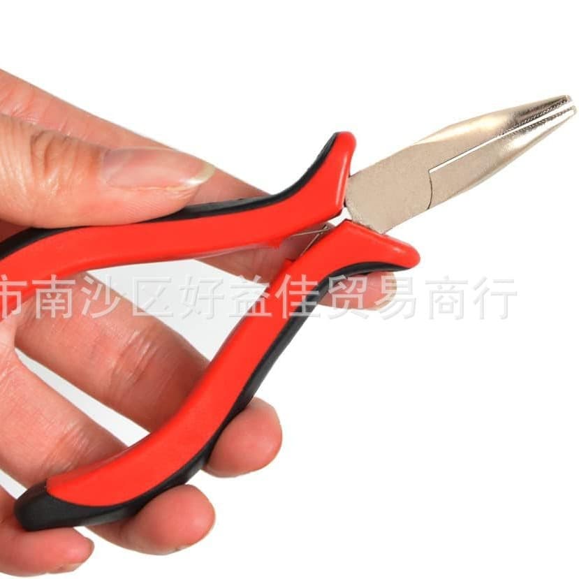 Hair Extension Pliers Chrome Multi-Function Nano Hair Extension Removal Pliers Glue Removal Pliers