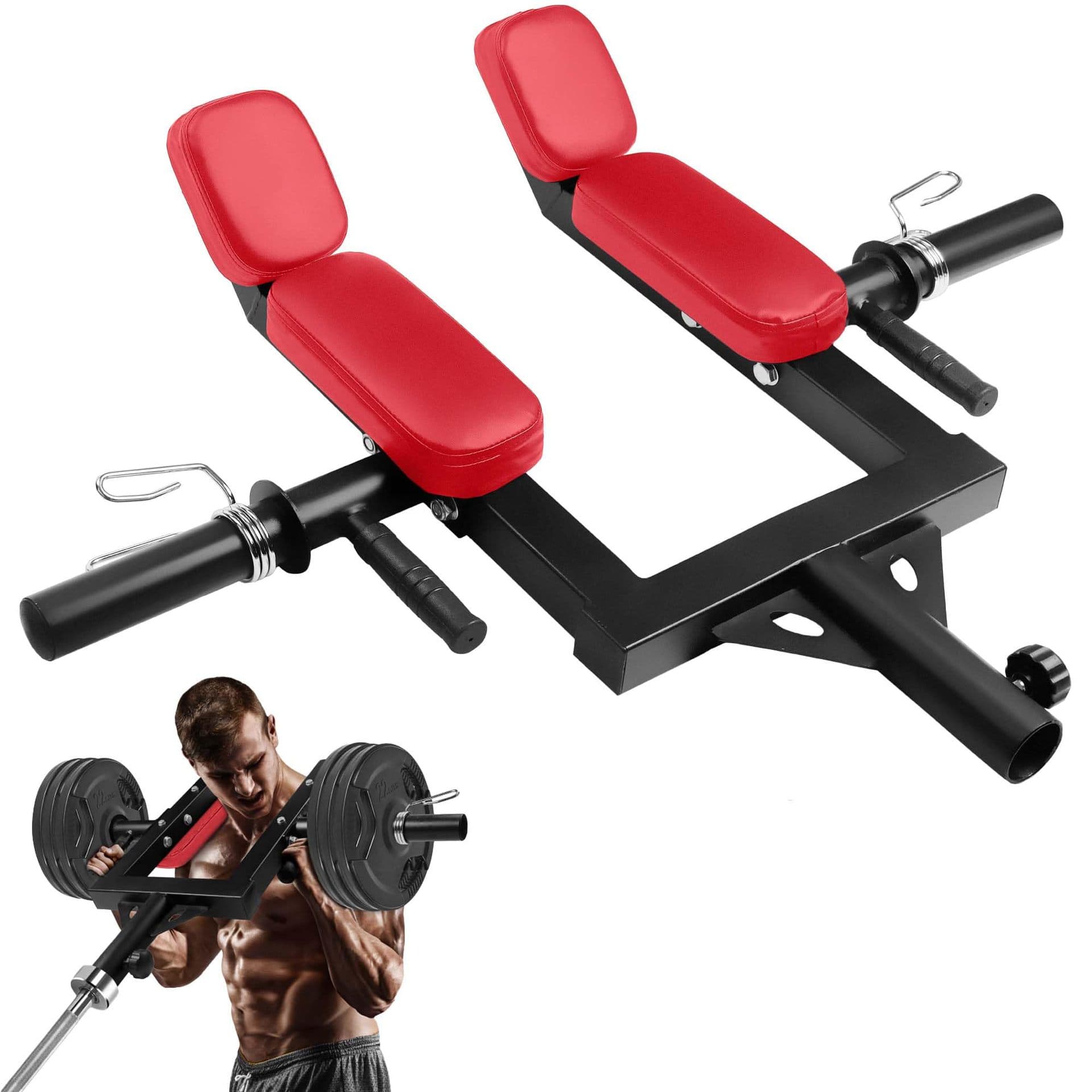 Handle Attachment - 3 Grip Positions - Supports Home Gym for Weight Lifts, Squats