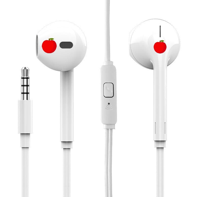 Factory spot in-ear wired headphones suitable for Apple Huawei Android 3.5MM wire-controlled call universal headphones