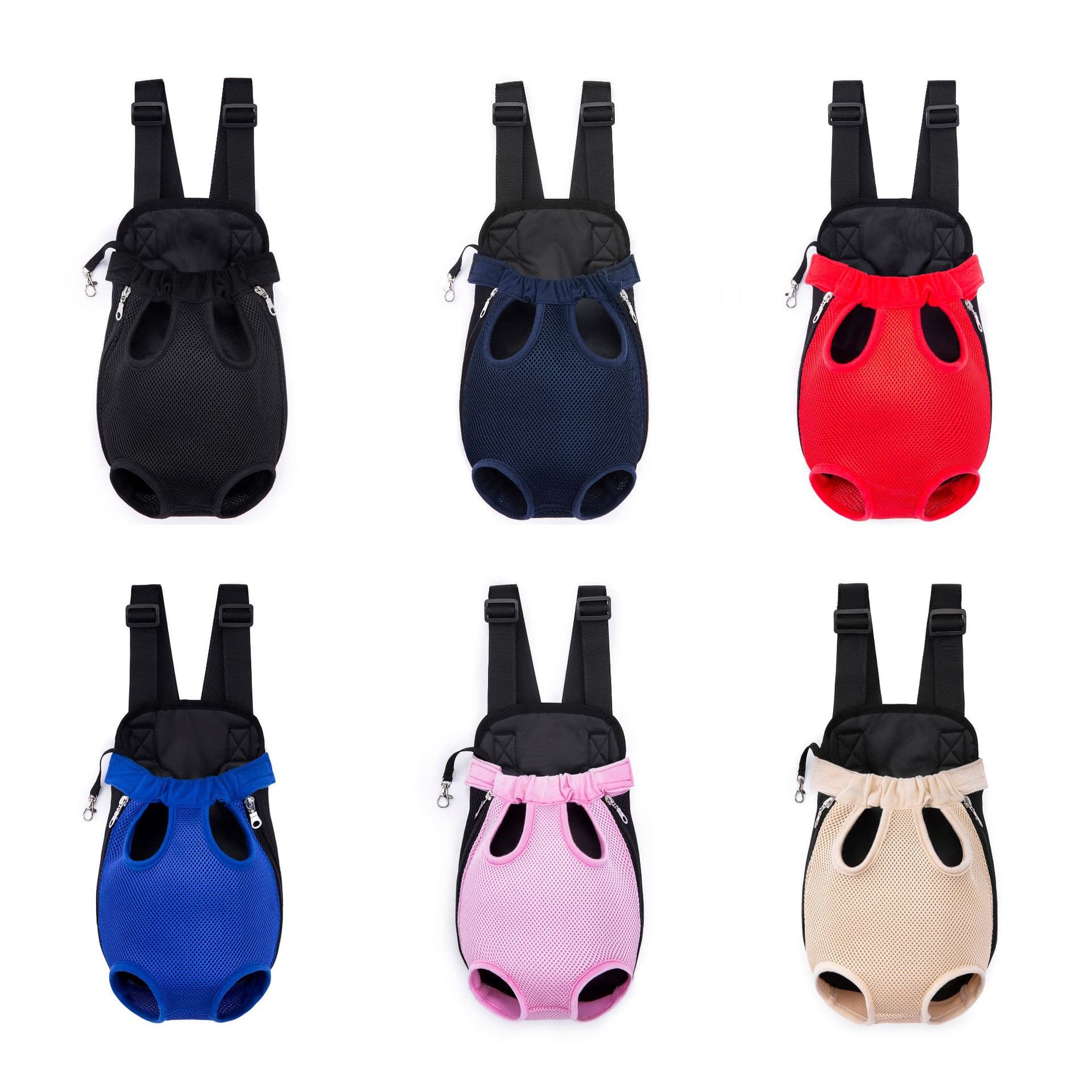 New Pet Chest-Mounted Cat and Dog Double Shoulder Bag Mesh Breathable Comfortable Backpack Outing Handheld Portable Bag Manufacturer