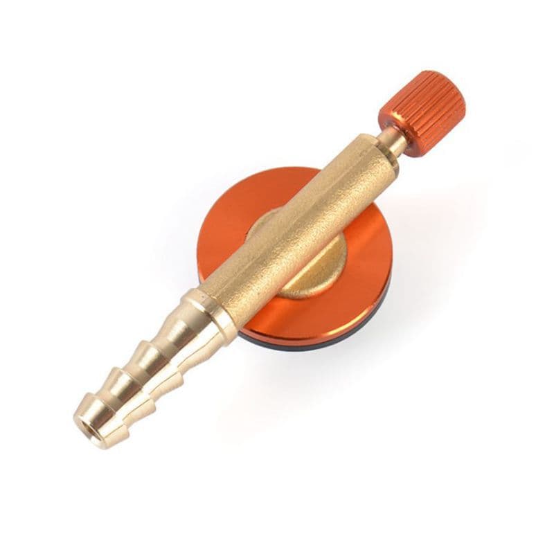 Flat gas canister control valve outdoor stove head interface switch gas valve stove head accessories flat gas long head valve