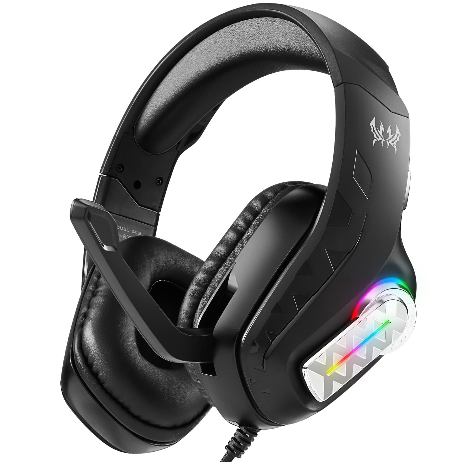 Cross-border KOTION EACH Yin Zhuo G4100 head-mounted gaming colorful breathing light headset wired computer PS/5