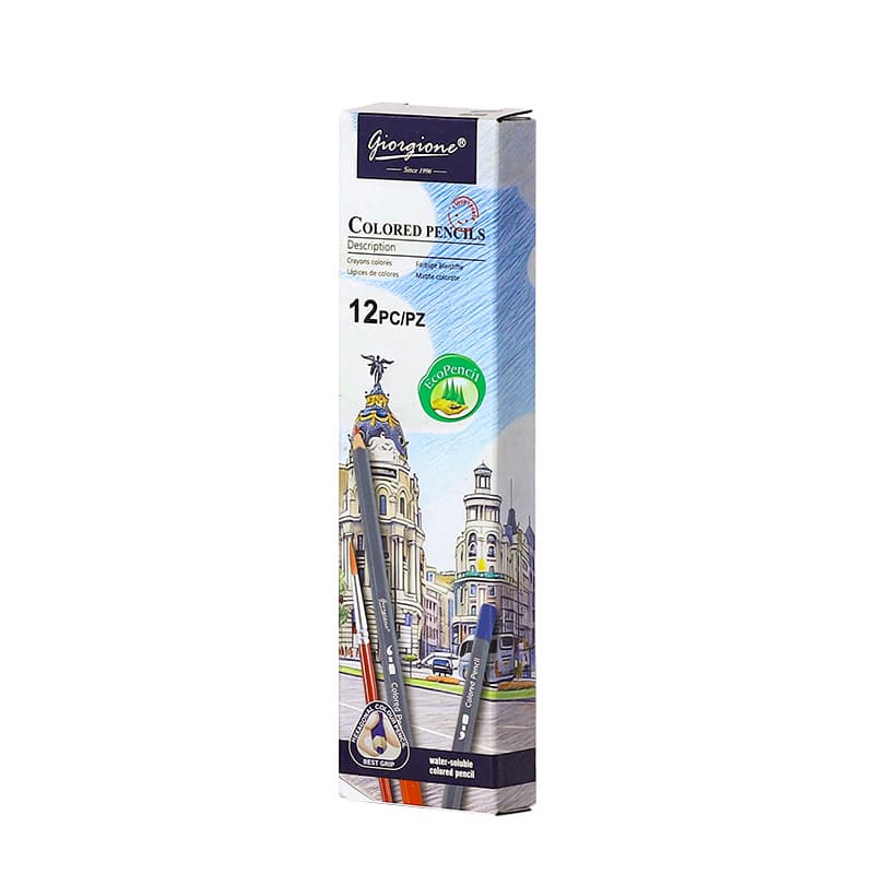 Giorgione 72-Color Water-Soluble Colored Pencil Set, Boxed, Children's Drawing Special Rod Colored Pencils, Wholesale Custom