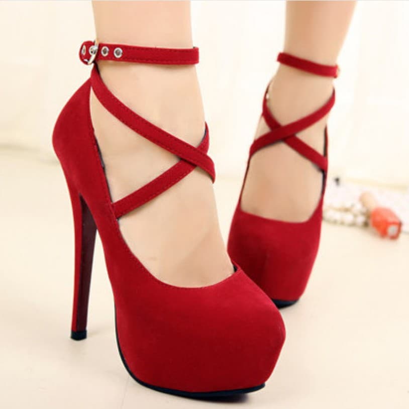 Large Size Shoes, European and American Export Waterproof Platform High Heels Women's Shoes Wholesale Size 40, 4 Colors qjz823-8