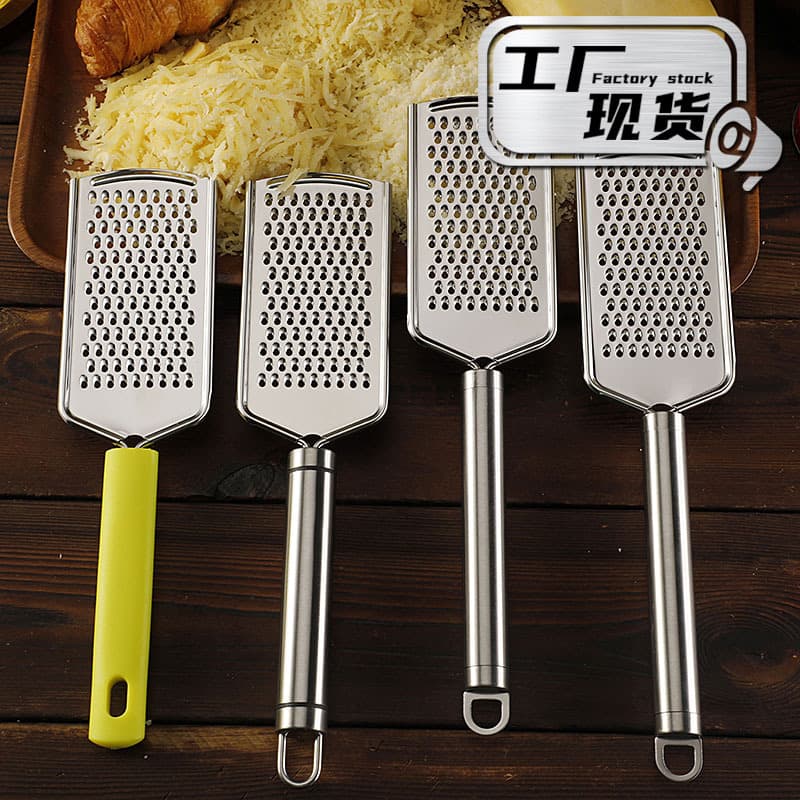 Cross-border Ready-to-Ship Stainless Steel Chocolate Cheese Grater Lemon Zester Manual Potato Carrot Shredder Grater