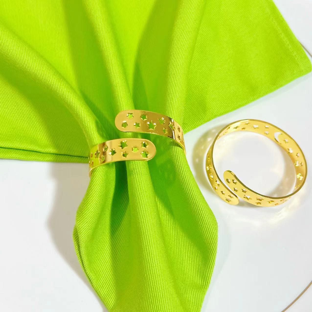 Hotel Metal Napkin Ring Open Napkin Buckle Napkin Ring Cloth Ring Gold Wholesale from Manufacturer