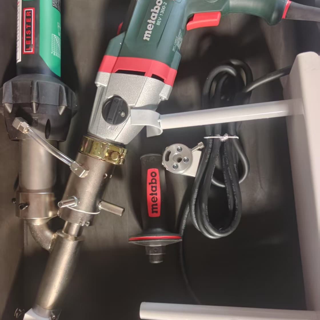 Extrusion Plastic Welding Gun PP PE Plastic Extrusion Large Welding Gun Geomembrane Welding Machine Plastic Welder 3400W