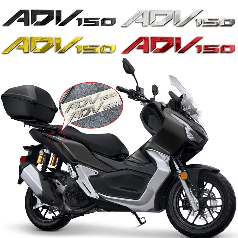 Compatible with Honda ADV150 Motorcycle 3D Soft Gel Sticker Waterproof Custom Body Decal Decoration Accessory