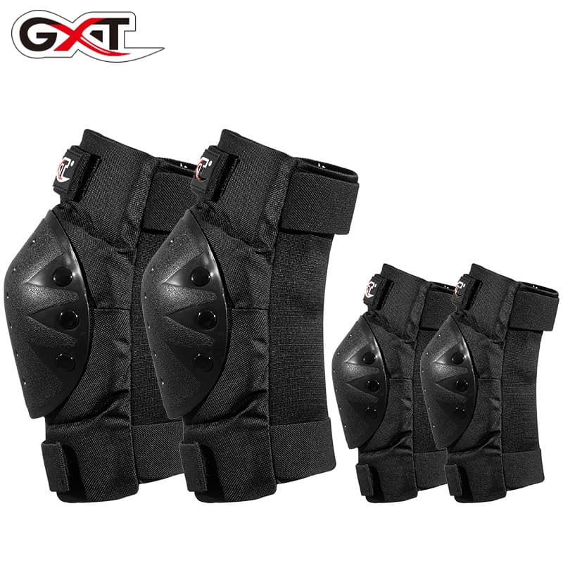 GXT Motorcycle Protective Gear Riding Equipment Off-Road Riding Knee Protection Electric Motorcycle Short Knee Pads Elbow Pads
