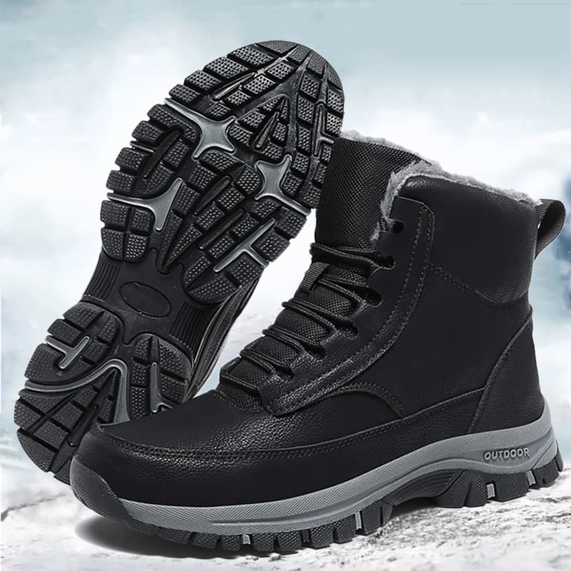 Winter High-Top Snow Boots Men Outdoor Sports Shoes Cross-Border Large Size Men's Cotton Shoes TEMU Shein Available for Drop Shipping