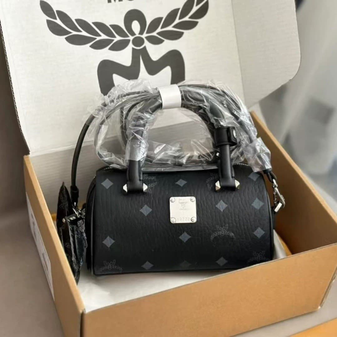 M Brand Tote Bag, Genuine Leather Women's Bag, Boston LV Handbag, Crossbody Basket Bag, Aren Mini Pillow Bag for Women