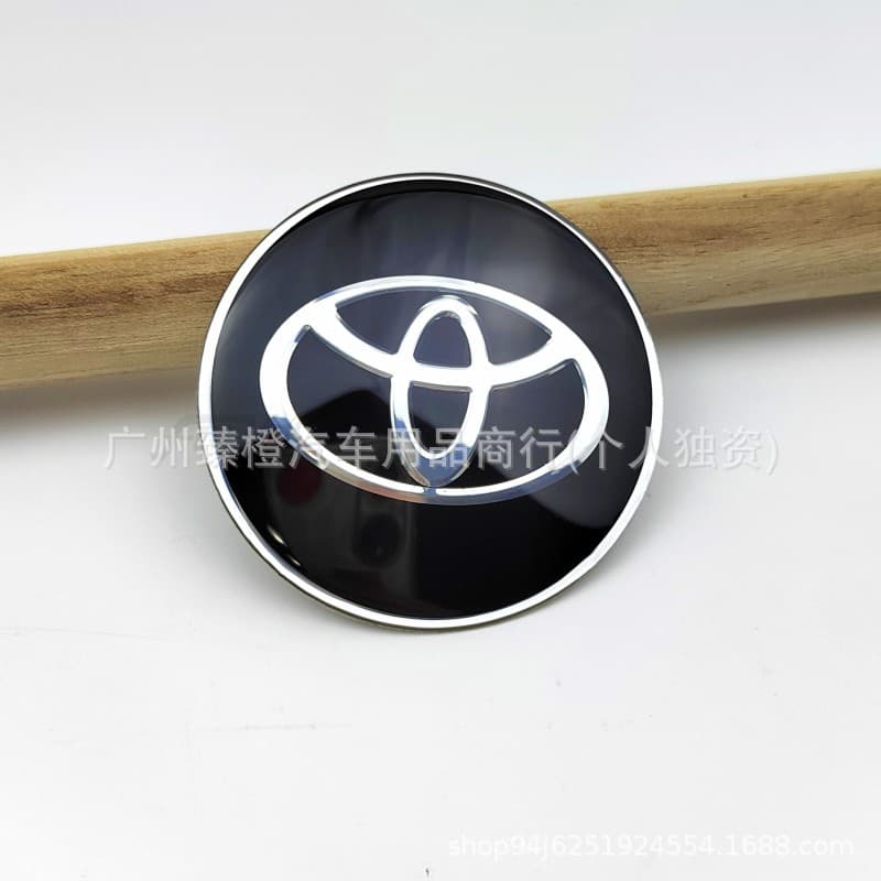 Custom Car Wheel Center Hub Cap Sticker Aluminum Decal 65mm Epoxy Resin Badge