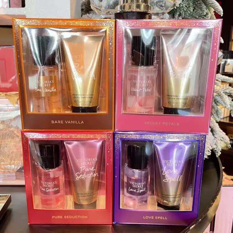 Victoria's Secret Mini Fragrance Body Set Long-Lasting Scent Moisturizing Body Lotion 125ml + Mist 125ml