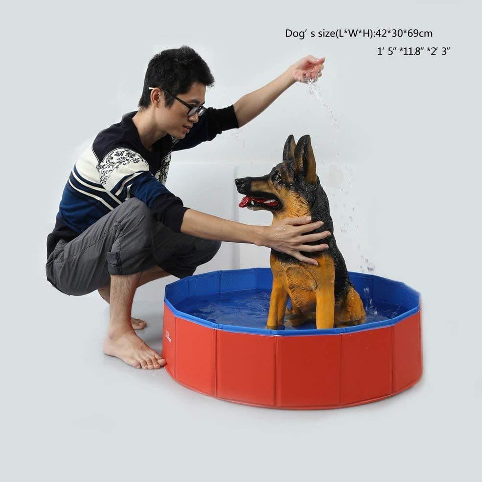 Factory PVC Foldable Bathtub Swimming Pool Pet Bathtub Pet Store Soaking Tub for Dogs and Cats Play Pool
