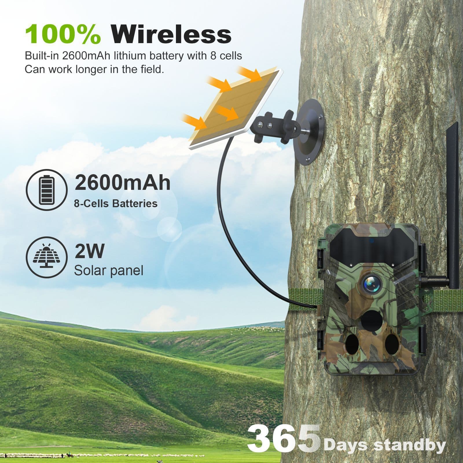 4G Hunting Camera Dual PIR APP Remote Outdoor Hunting Machine 4G Trail Camera Hunting C