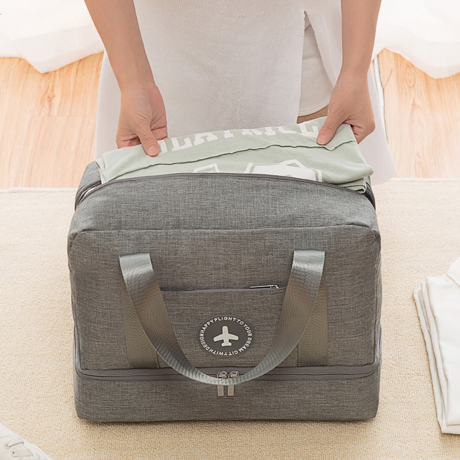 Cross-border Amazon Large Capacity Wet-Dry Separation Bag, Storage Toiletry Bag, Swimwear Bag, Beach Bag, Shoe Bag